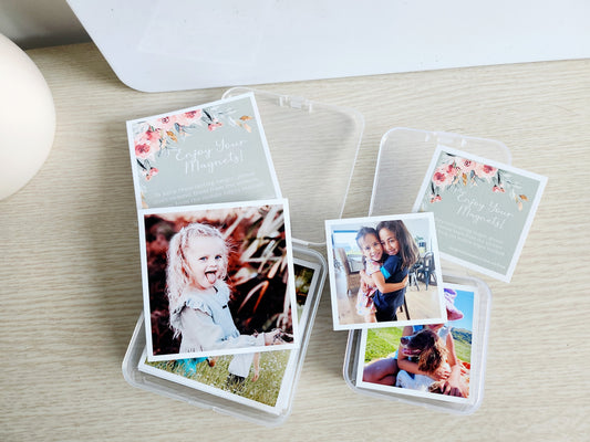 Square Snap Magnets - Pack of 12