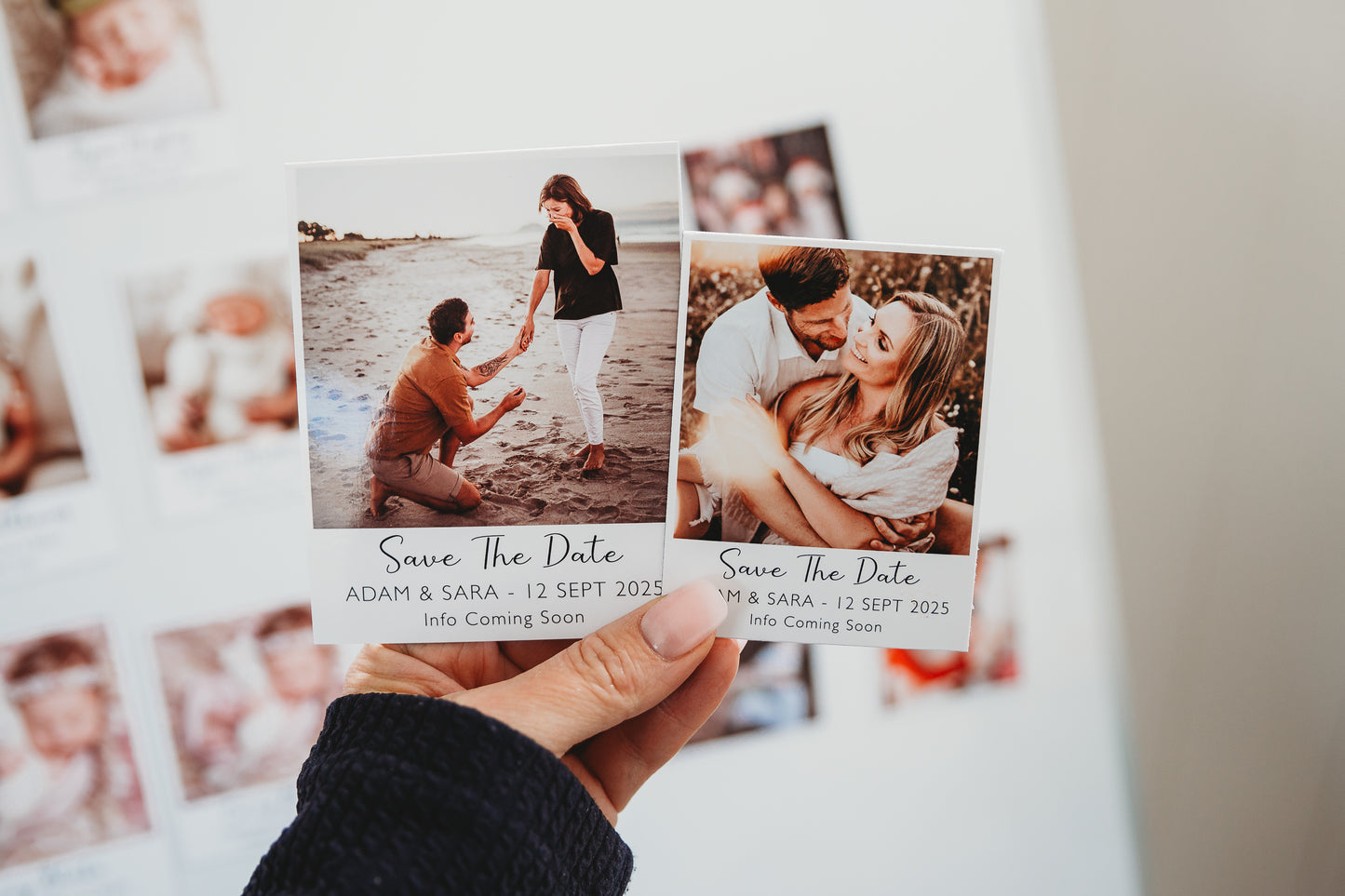 Save The Date Fridge Snap Magnets