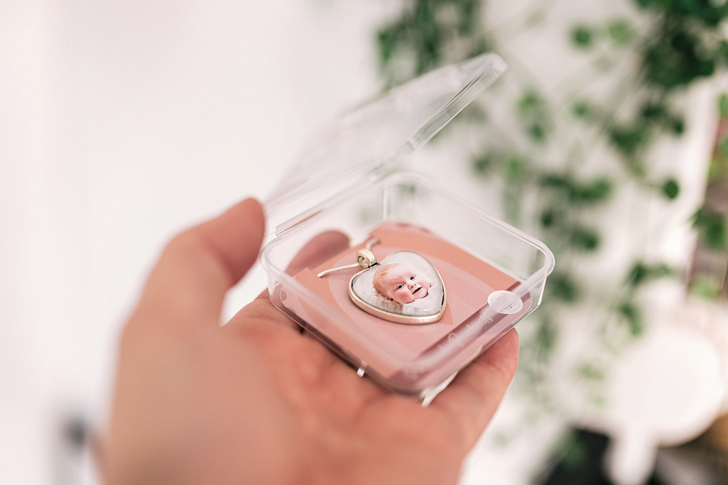 Personal Heart Glass Pendant
