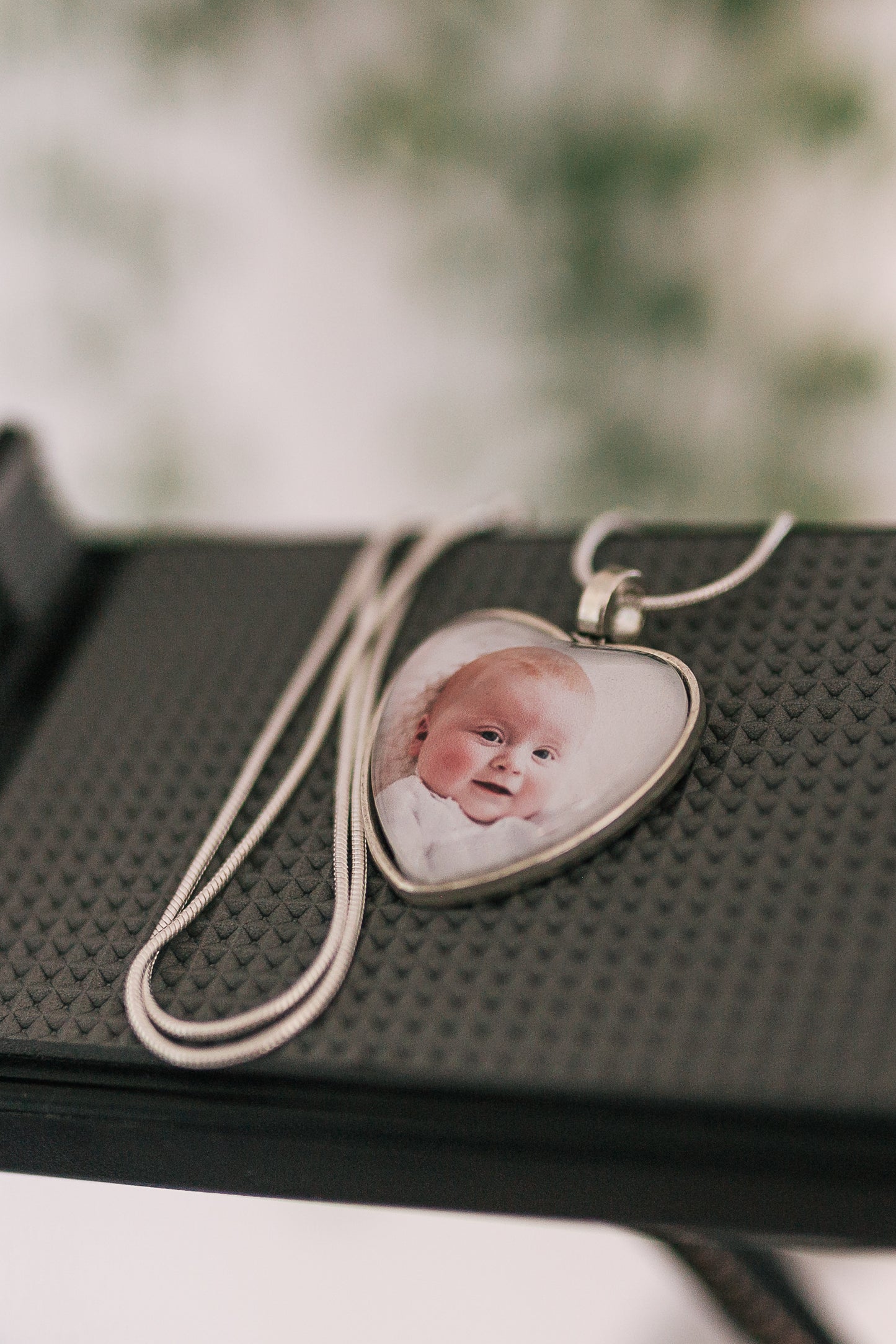 Personal Heart Glass Pendant