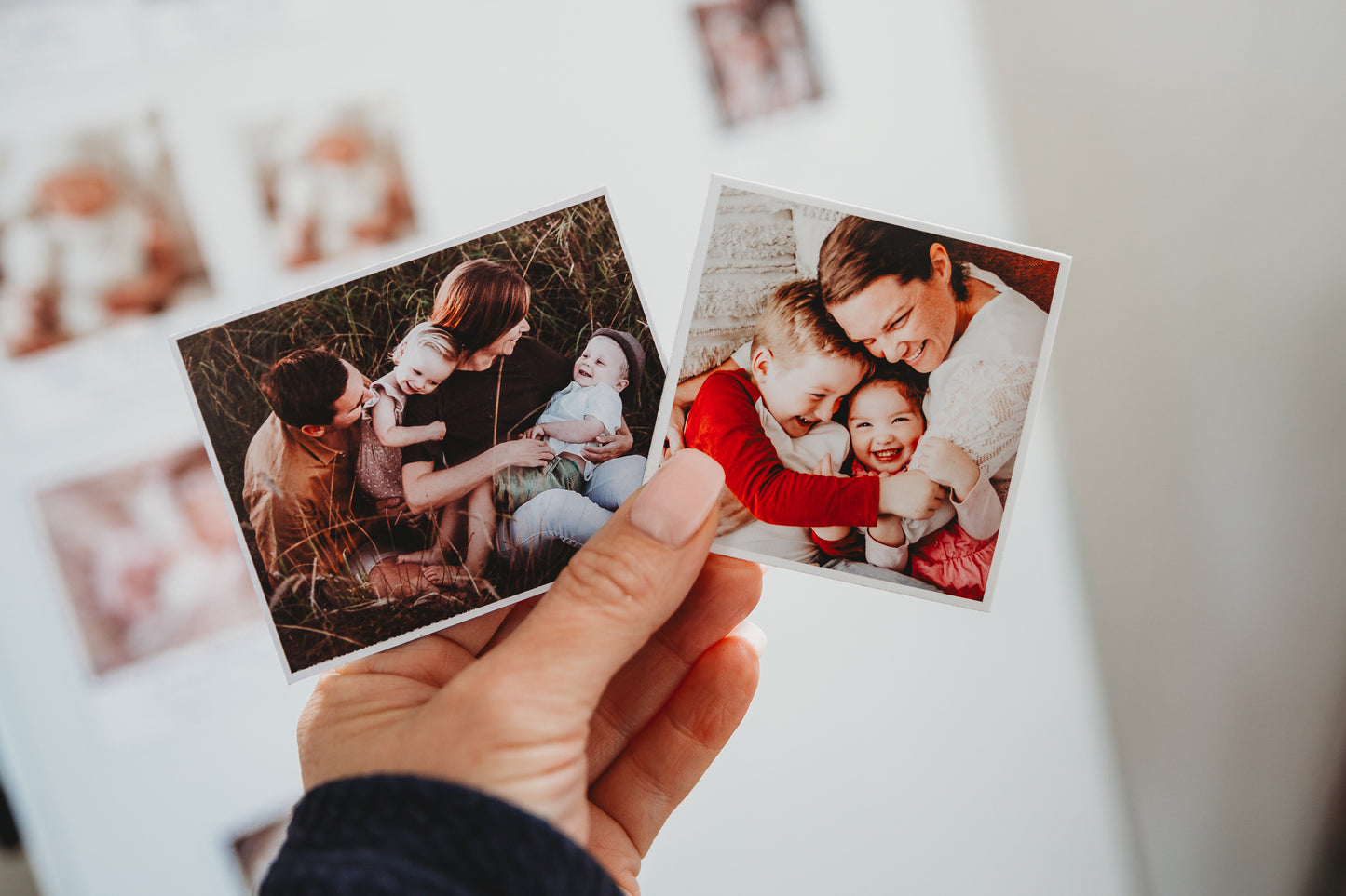 Fridge Photo Square Snap Magnets