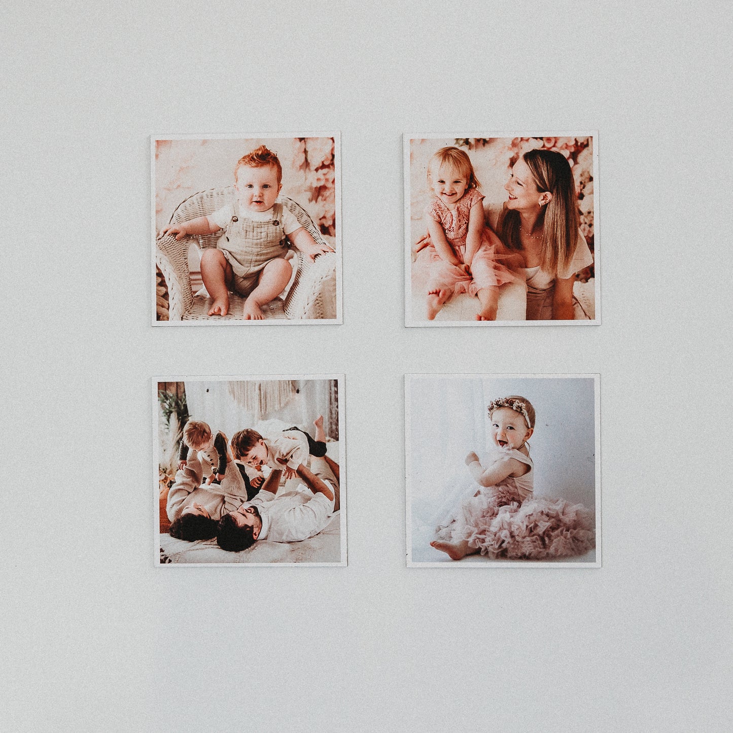 Fridge Photo Square Snap Magnets