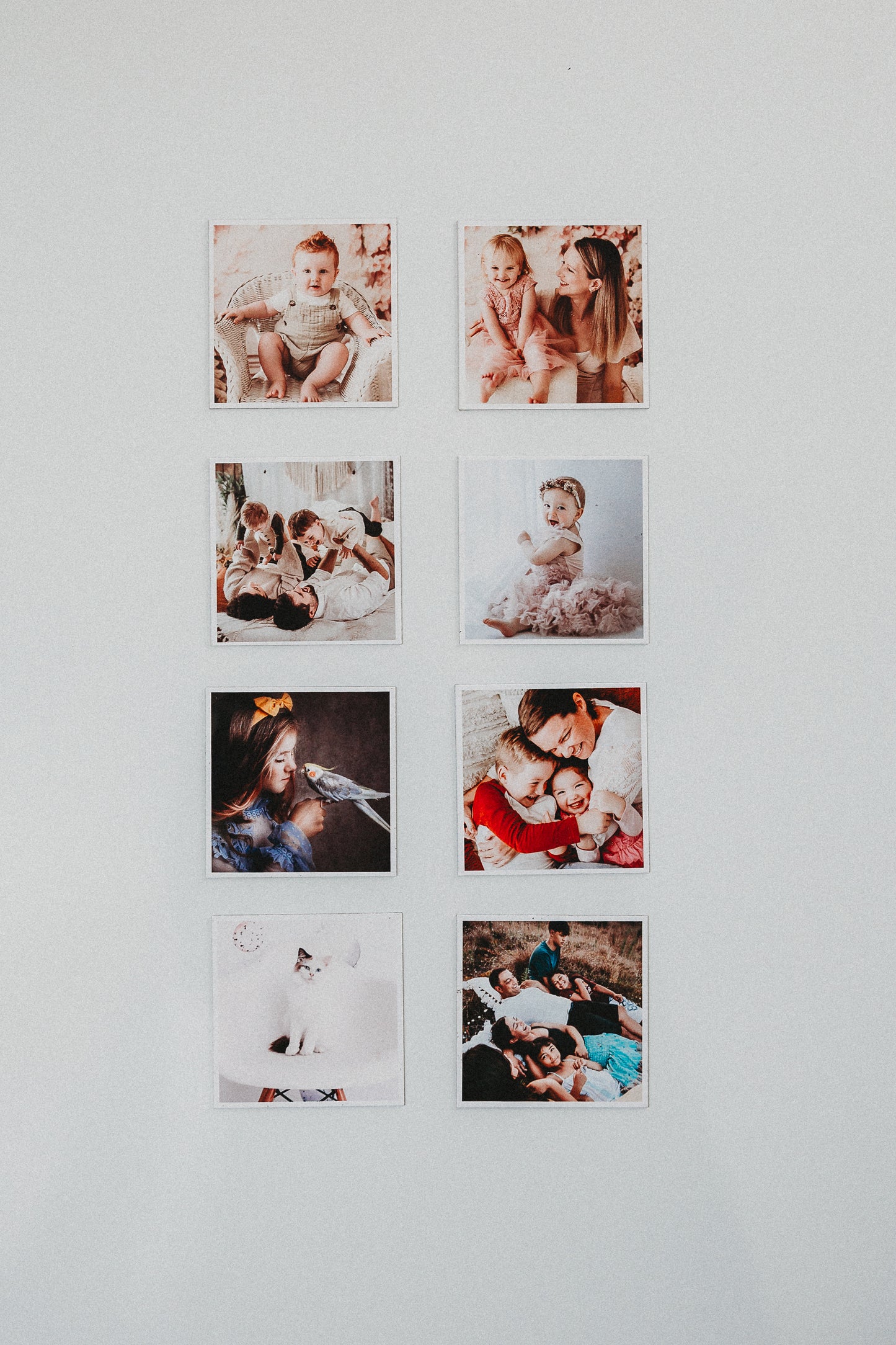 Fridge Photo Square Snap Magnets