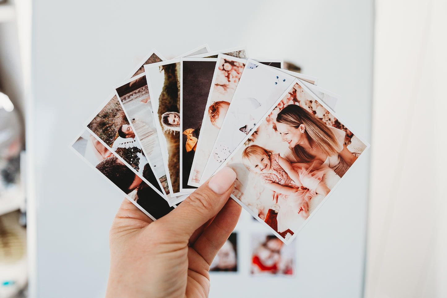 Fridge Photo Rectangle Snap Magnets