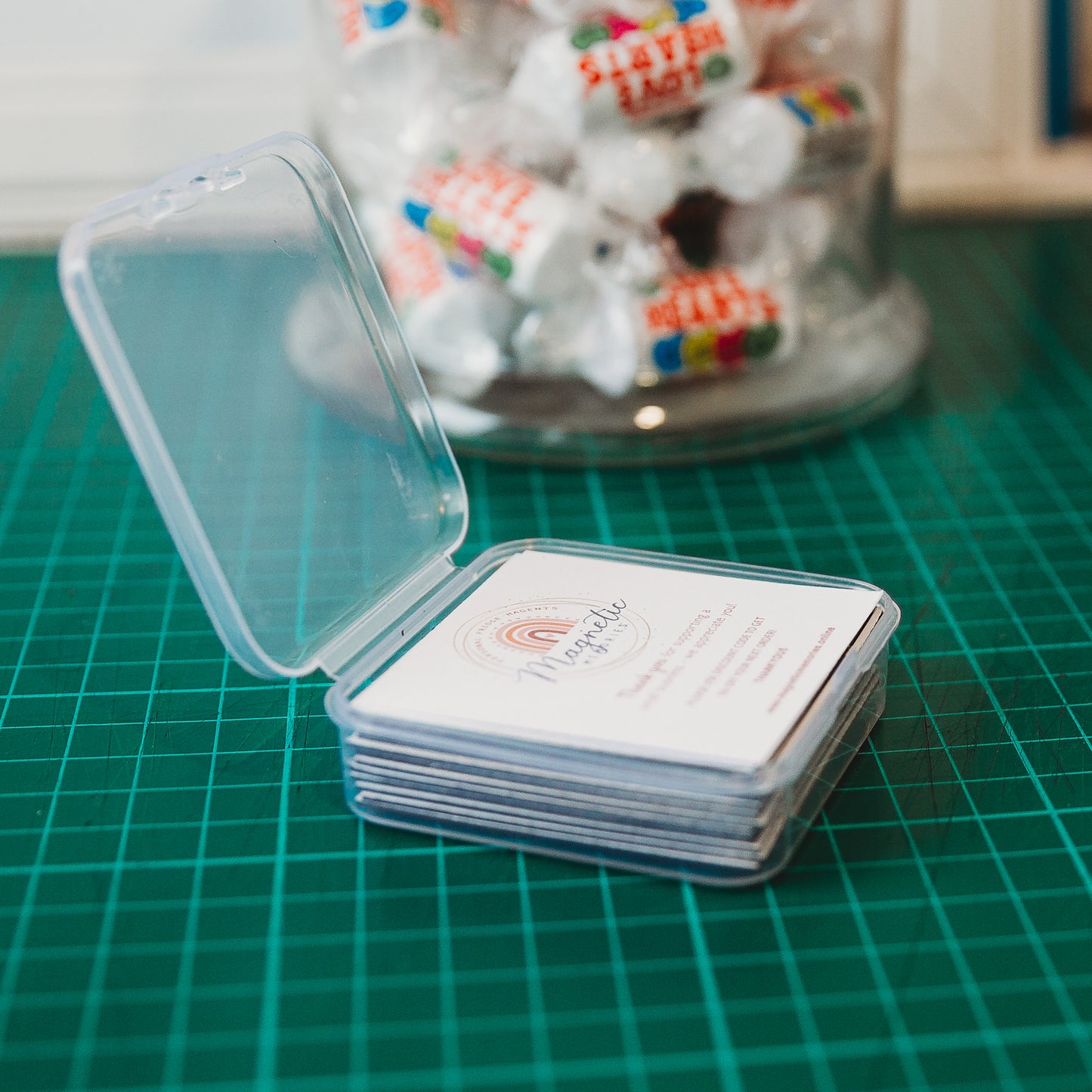 Mini Square Snap Magnets - Pack of 12